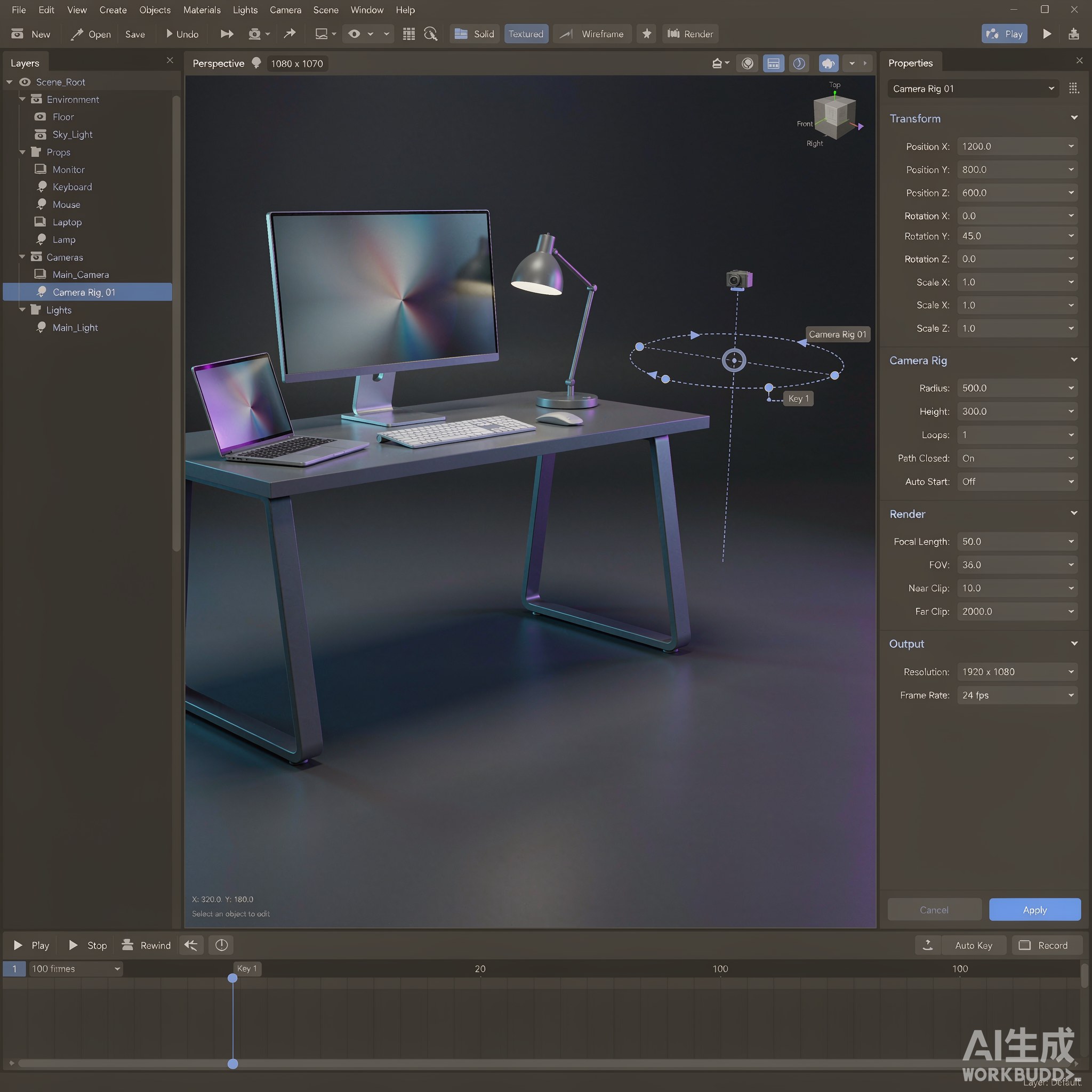 Adobe Dimension产品包装设计工作区
